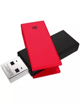 Pen Drive C350 Emtec - USB 2.0 - 16GB - ECMMD16GC352 (Rosso)