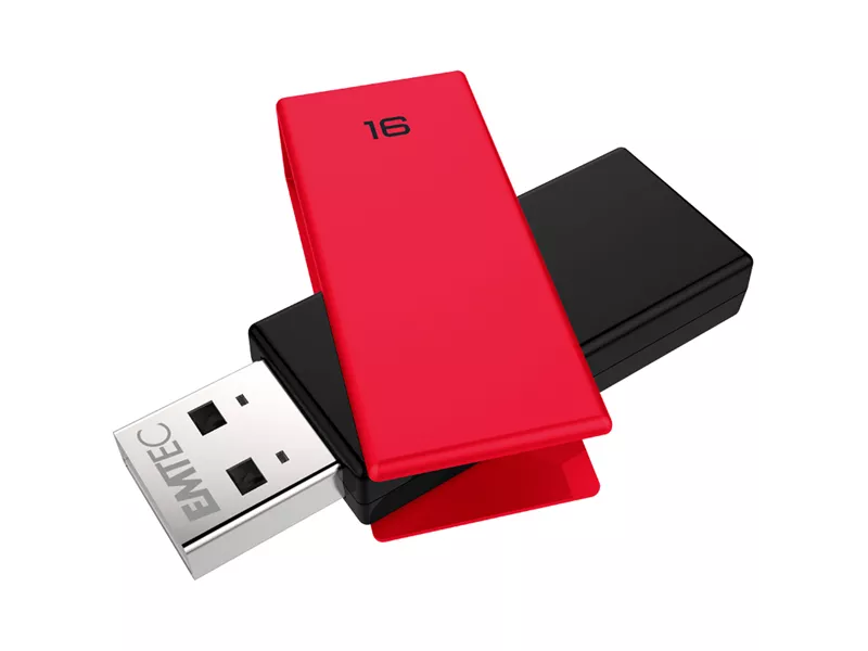 Pen Drive C350 Emtec - USB 2.0 - 16GB - ECMMD16GC352 (Rosso)