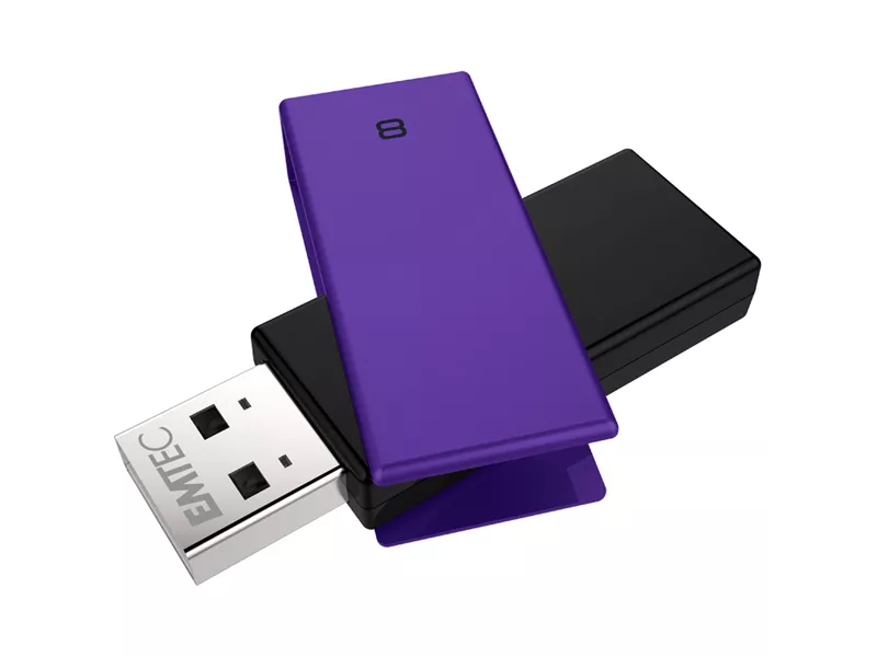 Pen Drive C350 Emtec - USB 2.0 - 8GB - ECMMD8GC352 (Viola)