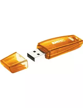 Pen Drive C410 Emtec - USB 2.0 - 128GB - ECMMD128G2C410 (Arancione)