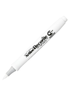 Marcatore Permanente Decorite Artline - Punta Pennello - A EDF-F/BI (Bianco)