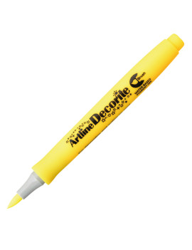 Marcatore Permanente Decorite Artline - Punta Pennello - A EDF-F/G (Giallo)