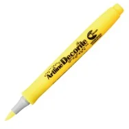 Marcatore Permanente Decorite Artline - Punta Pennello - A EDF-F/G (Giallo)