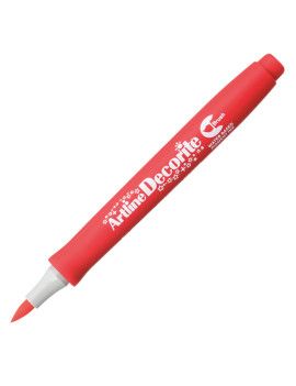 Marcatore Permanente Decorite Artline - Punta Pennello - A EDF-F/R (Rosso)