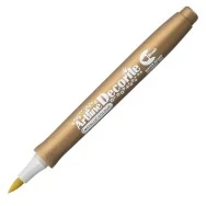 Marcatore Permanente Decorite Artline - Punta Pennello - A EDFM-F/O (Oro)