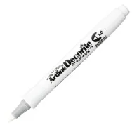 Marcatore Permanente Decorite Artline - Punta Tonda - 1 mm - A EDF-1/BI (Bianco)