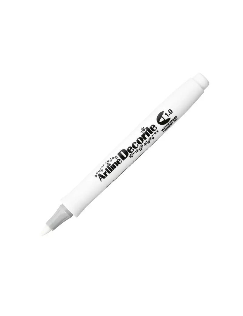 Marcatore Permanente Decorite Artline - Punta Tonda - 1 mm - A EDF-1/BI (Bianco) Marcatore Permanente Decorite Artline - Punta Tonda - 1 mm - A EDF-1/BI (Bianco)