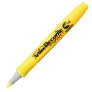 Marcatore Permanente Decorite Artline - Punta Tonda - 1 mm - A EDF-1/G (Giallo)
