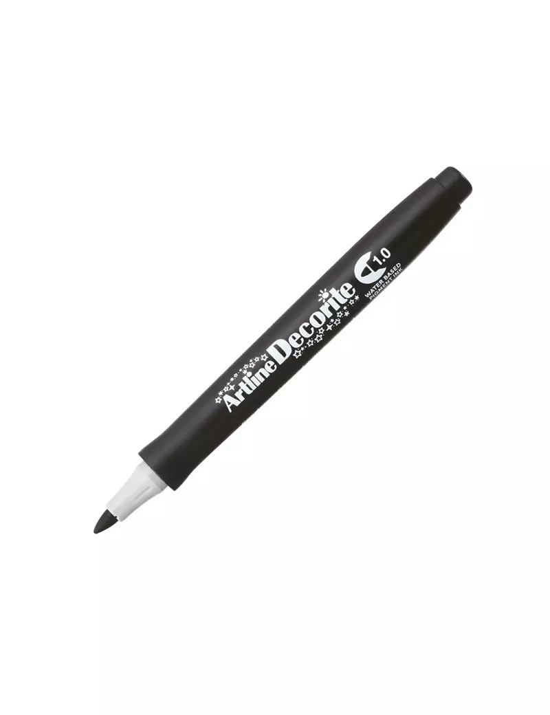 Marcatore Permanente Decorite Artline - Punta Tonda - 1 mm - A EDF-1/N (Nero) Marcatore Permanente Decorite Artline - Punta Tonda - 1 mm - A EDF-1/N (Nero)