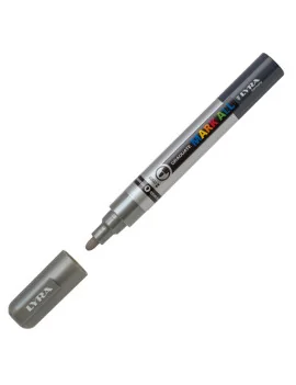 Marcatore Permanente Graduate Mark All Lyra - Punta Tonda - 2 mm - L6820251 (Argento)
