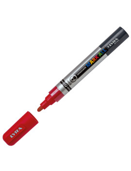 Marcatore Permanente Graduate Mark All Lyra - Punta Tonda - 2 mm - L6820018 (Rosso)