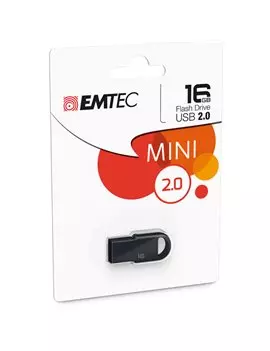 Pen Drive D250 Emtec - USB 2.0 - 16GB - ECMMD16GD252 (Nero)