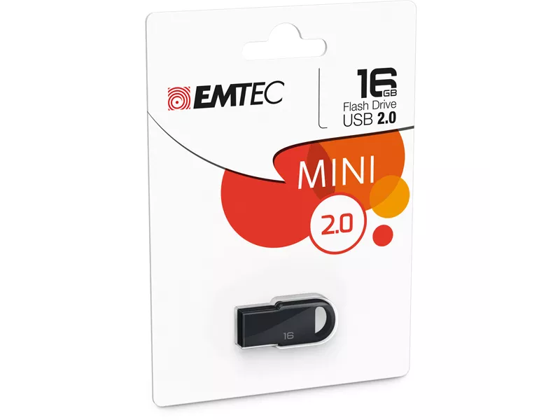Pen Drive D250 Emtec - USB 2.0 - 16GB - ECMMD16GD252 (Nero) Pen Drive D250 Emtec - USB 2.0 - 16GB - ECMMD16GD252 (Nero)
