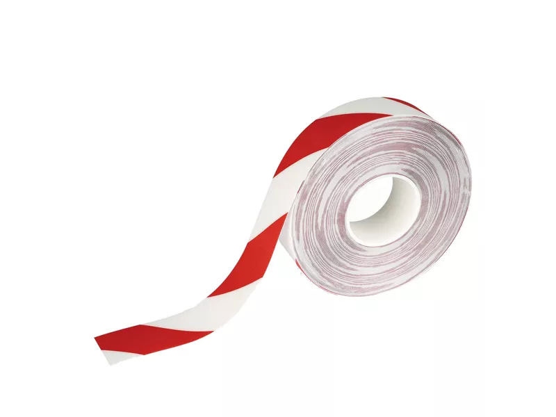 Nastro Adesivo da Pavimento Duraline Strong 50/07 1726 Durable - 50 mm x 30 m - 1726-132 (Rosso e Bianco)