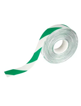 Nastro Adesivo da Pavimento Duraline Strong 50/07 1726 Durable - 50 mm x 30 m - 1726-131 (Verde e Bianco)