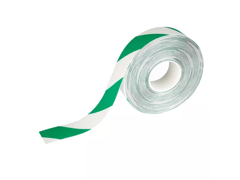 Nastro Adesivo da Pavimento Duraline Strong 50/07 1726 Durable - 50 mm x 30 m - 1726-131 (Verde e Bianco)