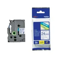 Nastro Originale Brother TZe-252 - 24 mm x 8 m - Laminato (Blu su Bianco)