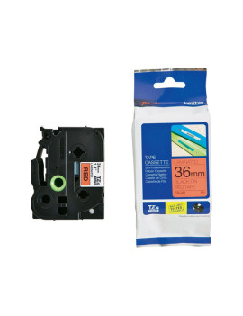 Nastro Originale Brother TZe-461 - 36 mm x 8 m - Laminato (Nero su Rosso)