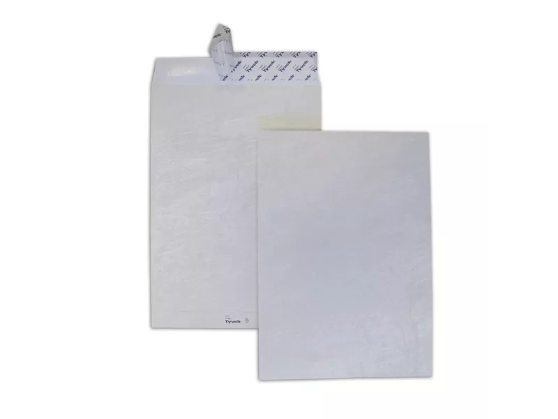 Busta a Sacco in Tyvek Postyvek Blasetti - con Strip - 30,5x40,6 cm - 55 g - 755 (Bianco Conf. 100)