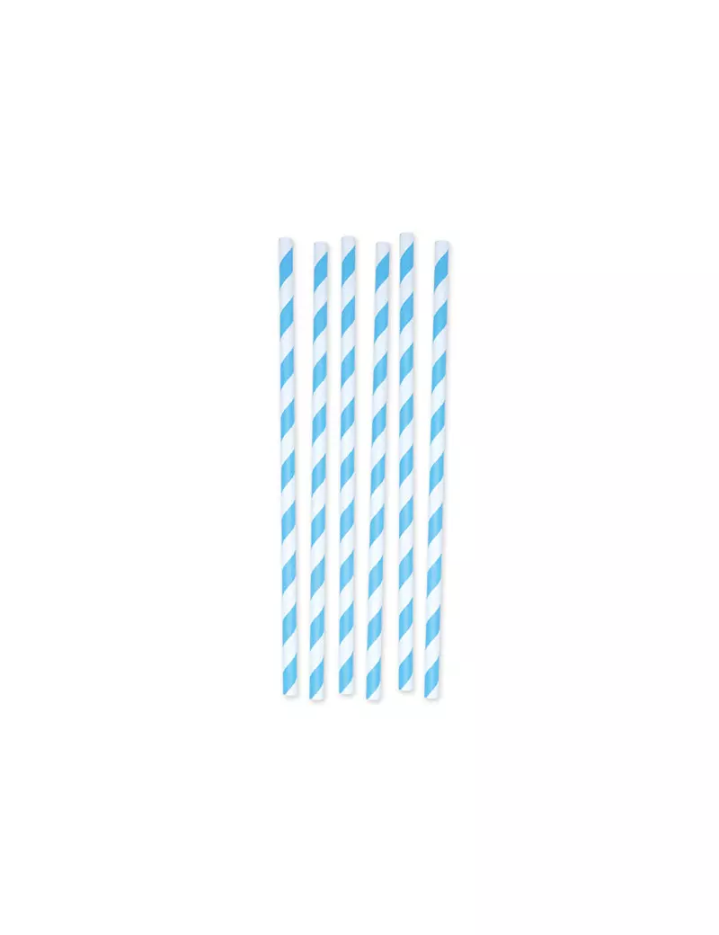 Cannucce Stripes Big Party - 20 cm - 73601 (Bianco e Azzurro Conf. 12) Cannucce Stripes Big Party - 20 cm - 73601 (Bianco e Azzurro Conf. 12)
