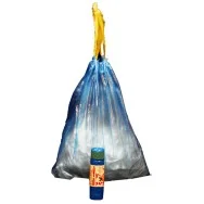 Sacco Immondizia con Maniglie Rolsac - 50x60 cm - 30 Litri - 10189 (Azzurro Conf. 15)