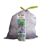 Sacco Immondizia con Maniglie Rolsac - 55x65 cm - 44 Litri - 10050 (Viola Conf. 15)