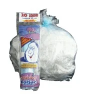 Sacco Immondizia Rolsac - 50x60 cm - 30 Litri - 10063 (Azzurro Trasparente Conf. 20)