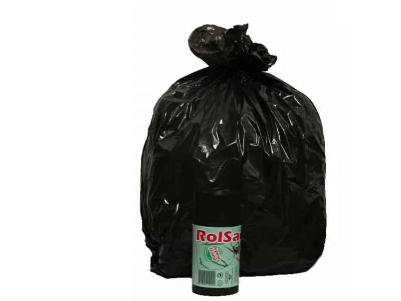 Sacco Immondizia Rolsac - 50x60 cm - 30 Litri - 10240 (Nero Conf. 20) Sacco Immondizia Rolsac - 50x60 cm - 30 Litri - 10240 (Nero Conf. 20)