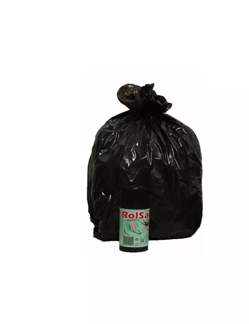 Sacco Immondizia Rolsac - 50x60 cm - 30 Litri - 10240 (Nero Conf. 20) Sacco Immondizia Rolsac - 50x60 cm - 30 Litri - 10240 (Nero Conf. 20)