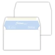 Buste Commerciali Silver Matic FSC Pigna - 12x18 cm - Gommata Senza Finestra - 70 g - 067312321 (Bianco Conf. 25)