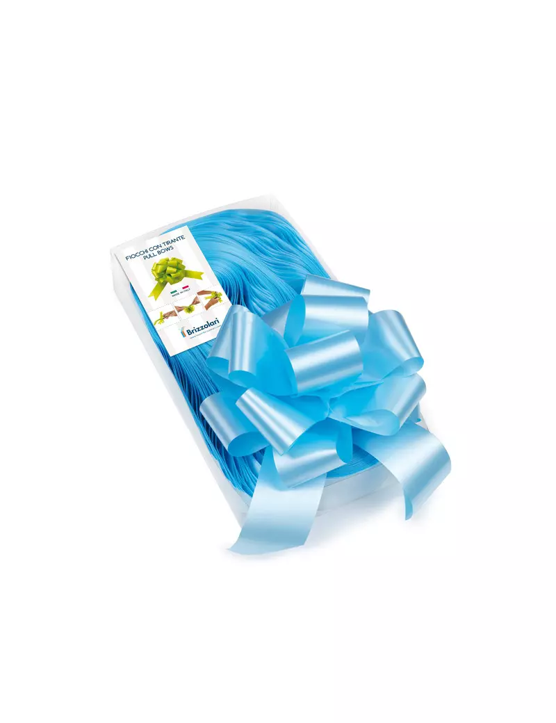 Nastro Strip per Regali 6800 Brizzolari - 50 mm x 20 cm - 00313306 (Azzurro) Nastro Strip per Regali 6800 Brizzolari - 50 mm x 20 cm - 00313306 (Azzurro)