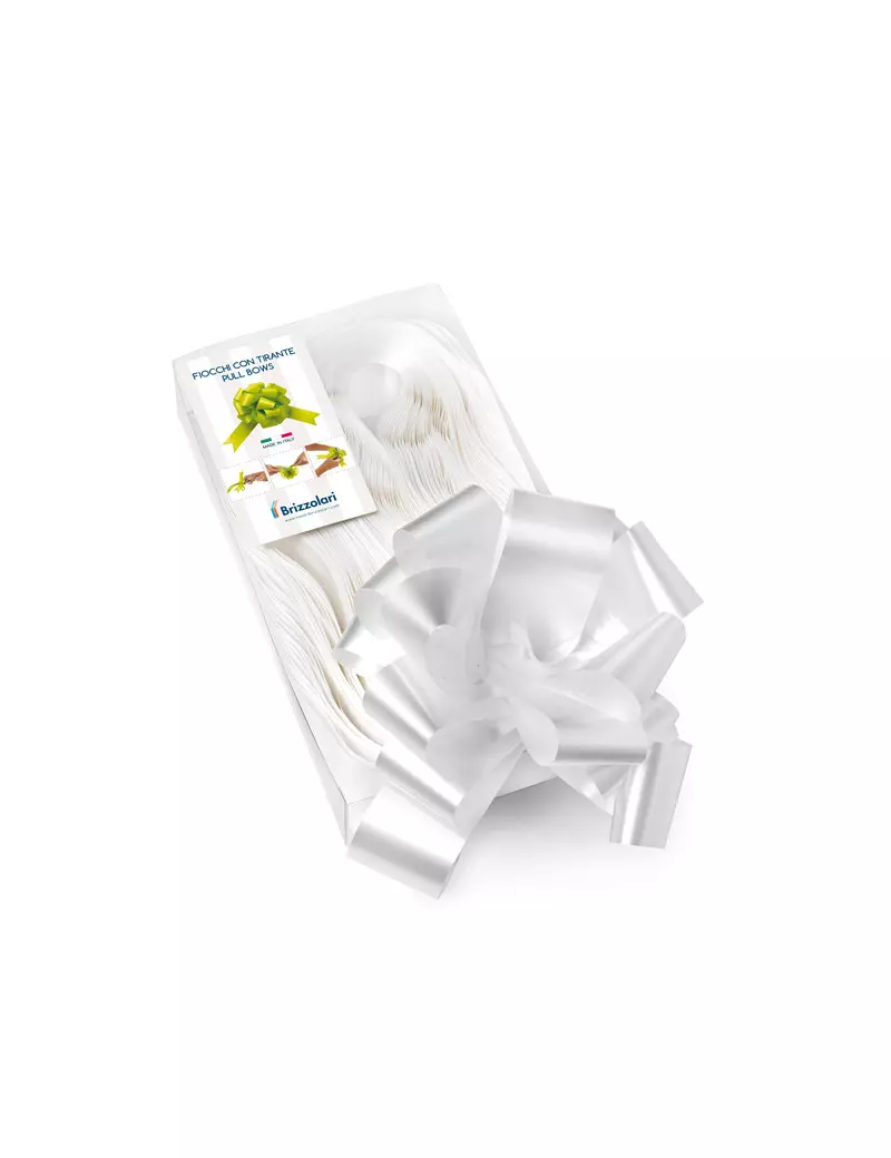 Nastro Strip per Regali 6800 Brizzolari - 50 mm x 20 cm - 00313301 (Bianco) Nastro Strip per Regali 6800 Brizzolari - 50 mm x 20 cm - 00313301 (Bianco)