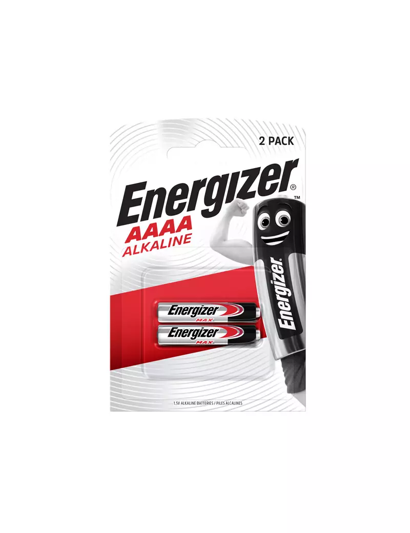 Pila Specialistica Energizer - AAAA/LR61 - 1,5 V - E300784300 (Conf. 2) Pila Specialistica Energizer - AAAA/LR61 - 1,5 V - E300784300 (Conf. 2)