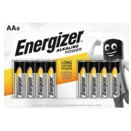 Pile Energizer Alkaline Power - Stilo AA - E300839400 (Conf. 8)