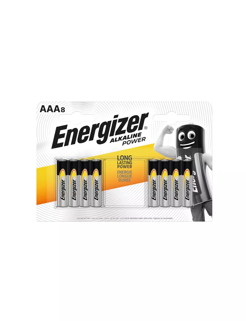 Pile Energizer Alkaline Power - Ministilo AAA - E300839200 (Conf. 8)