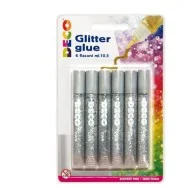 Colla Liquida Glitterata Deco CWR - 10,5 ml - 05884 (Argento Conf. 6)