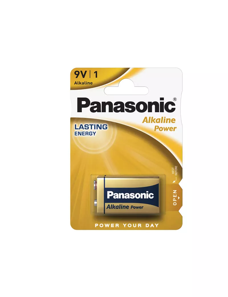Pile Panasonic Alkaline Power - Transistor - 9 V - C500061 Pile Panasonic Alkaline Power - Transistor - 9 V - C500061