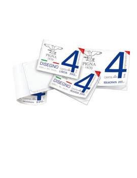 Album da Disegno Pigna 4 - 24x33 cm - Ruvido con Angoli - 200 g - 0220020OR (Bianco)