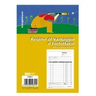 Blocco Fatture Contribuenti Minimi/Forfettari Edipro - 22x14,8 cm - E5285A (50x2 Fogli Conf. 10)