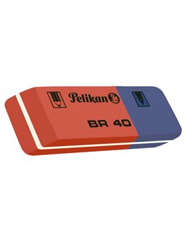 Gomma BR40 Pelikan - 601005 (Blu e Rosso Conf. 40)