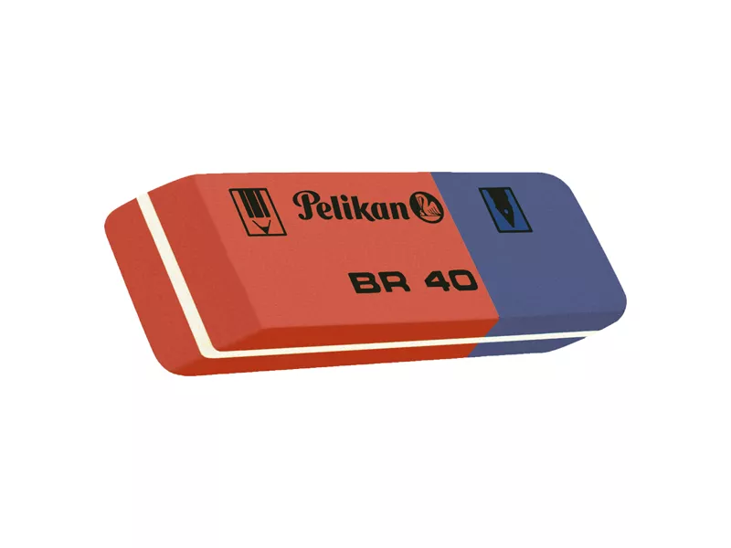 Gomma BR40 Pelikan - 601005 (Blu e Rosso Conf. 40)