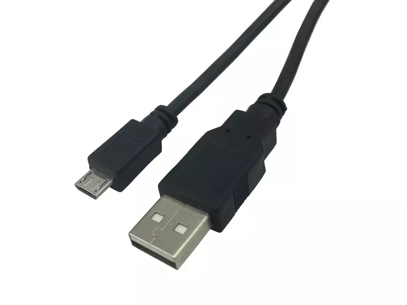 Cavo Adattatore USB Melchioni - da USB a Micro USB - 1 m - 486611163 (Nero)