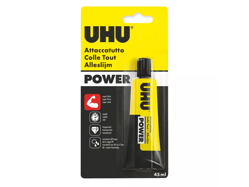 Colla Liquida UHU Power - 45 ml - D3251 Colla Liquida UHU Power - 45 ml - D3251