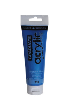 Colore Acrilico Fine Graduate Daler Rowney - 120 ml - D123120718 (Blu Metal)