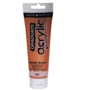 Colore Acrilico Fine Graduate Daler Rowney - 120 ml - D123120721 (Marrone Metal)