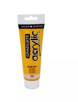 Colore Acrilico Fine Graduate Daler Rowney - 120 ml - D123120701 (Oro Imitazione)