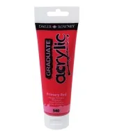 Colore Acrilico Fine Graduate Daler Rowney - 120 ml - D123120540 (Rosso Primario)