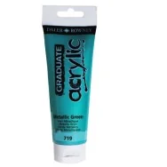 Colore Acrilico Fine Graduate Daler Rowney - 120 ml - D123120719 (Verde Metal)
