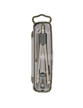 Compasso con Prolunga Fissa Faber Castell - 174602 (Argento)