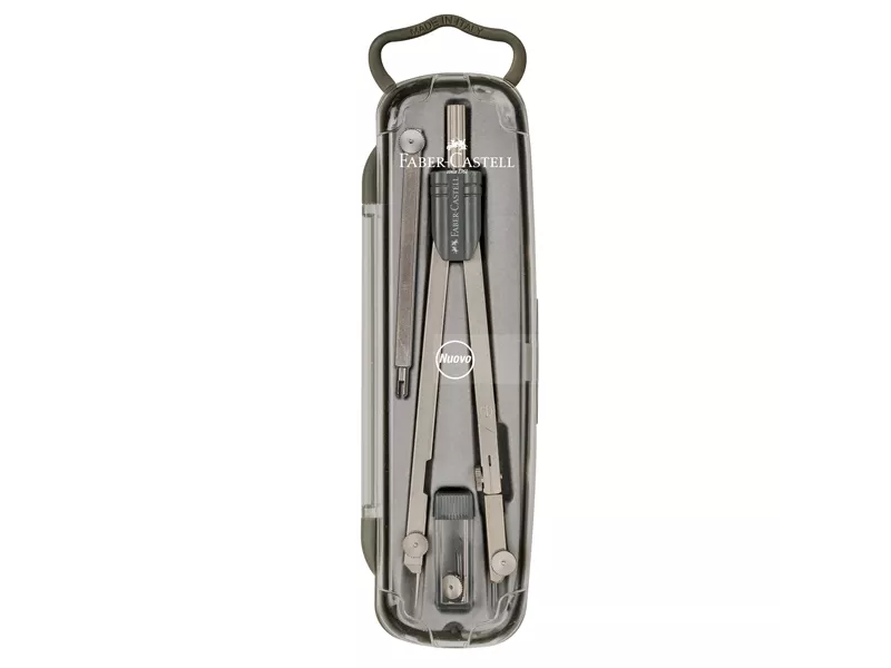 Compasso con Prolunga Fissa Faber Castell - 174602 (Argento) Compasso con Prolunga Fissa Faber Castell - 174602 (Argento)